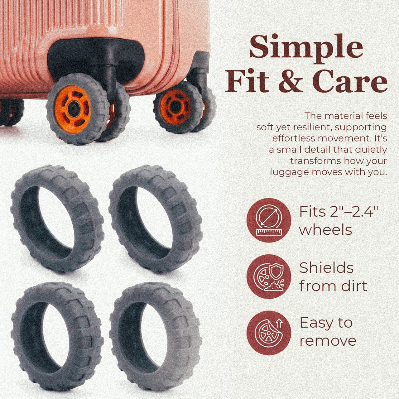 Luggage Wheels Protectors