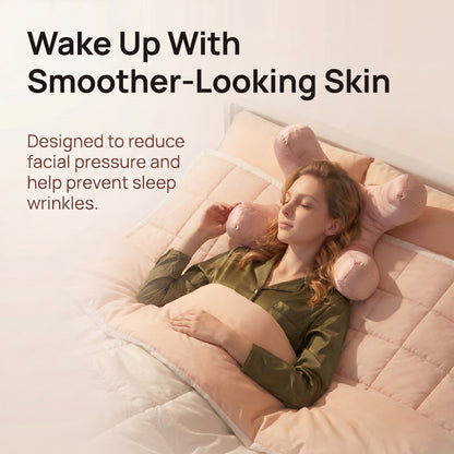 Anti-wrinkle sleep pillow for smoother-looking skin